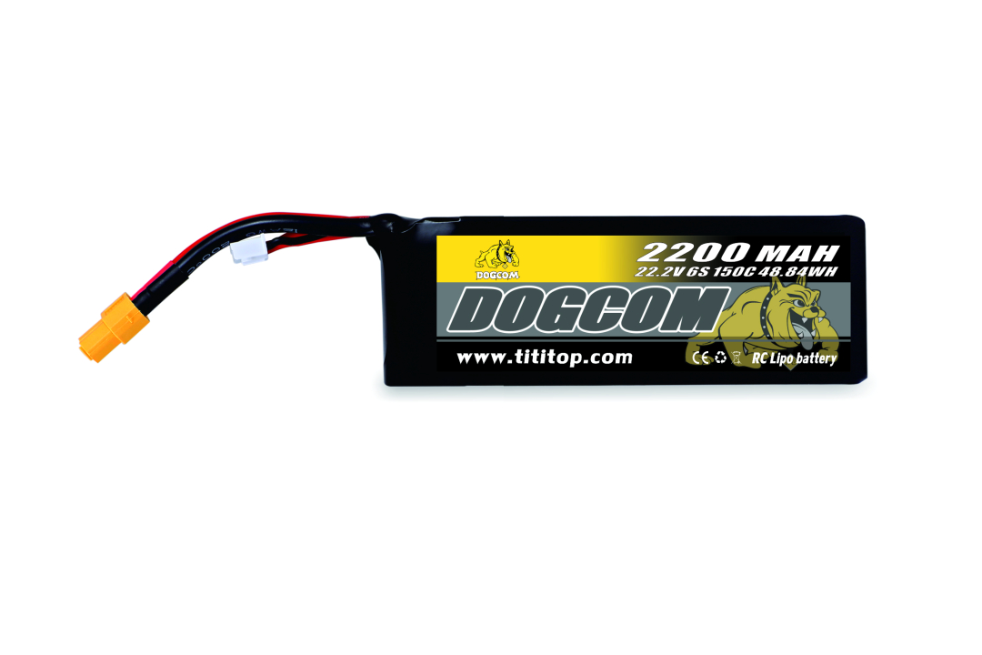 2200mAh 150C 6S 22.2V Lipo Pil - 1