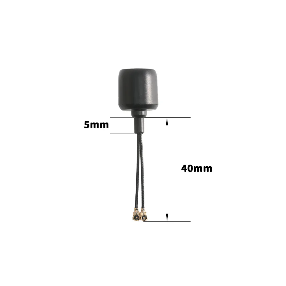 40mm Osprey 5.8Ghz FPV Antenna Black RHCP Ipex - 5