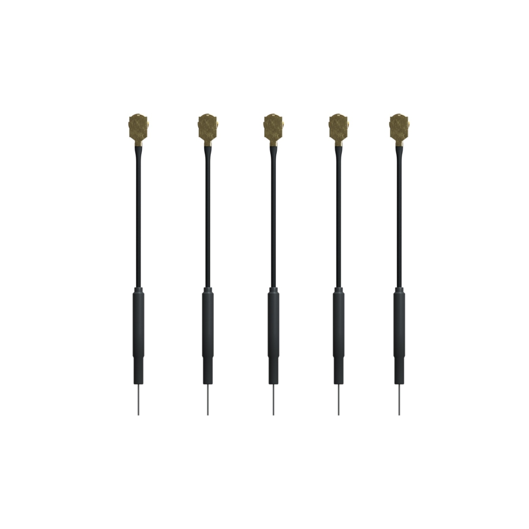 5pcs Flywoo 5.8G Light 5.8G 3dBi Brass Antenna UFL for 80mm for VTX FlyLens 7585 - 2