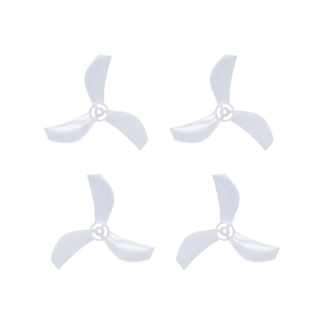 Azi (Tri Blade) Micro Propellers 31mm - 1.0mm Shaft (4CCW+4CW) Clear - 1