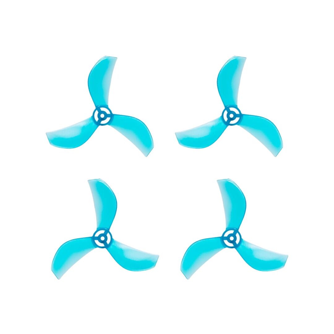 Azi (Tri Blade) Micro Propellers 31mm - 1.0mm Shaft (4CCW+4CW) Mavi - 1