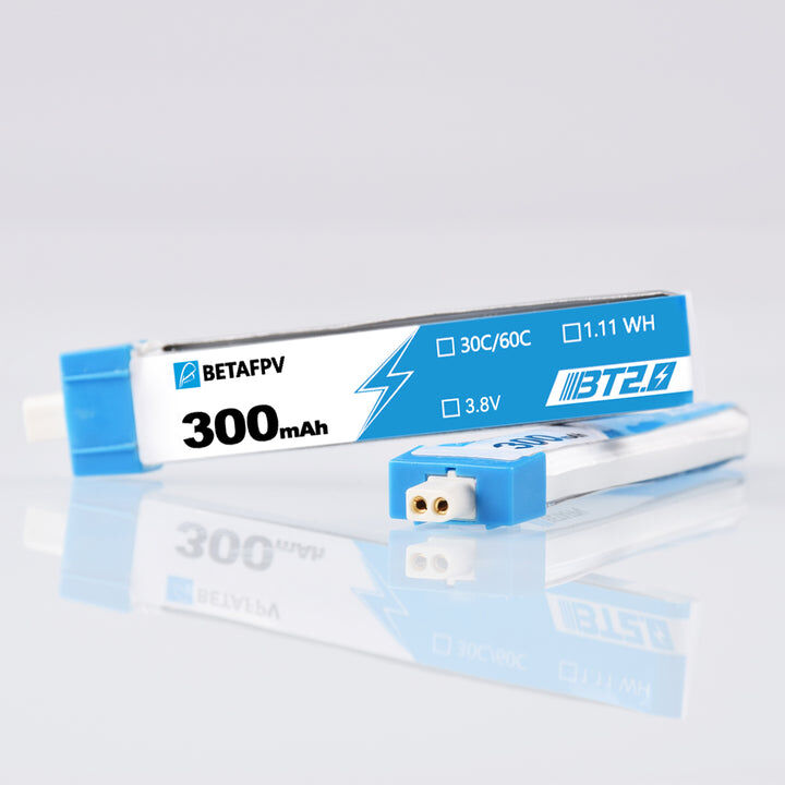 BT 2.0 300mAh 1S Battery 2022 VERSION (8PCS) - 2