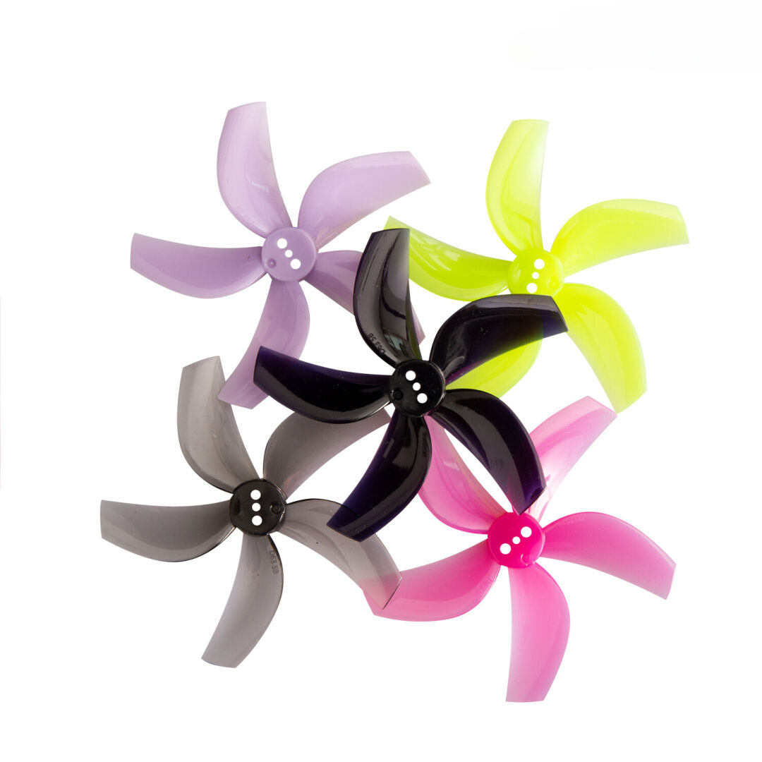 D63 Ducted PC 5 Blade 1.5mm - Purple(2 Set) - 2