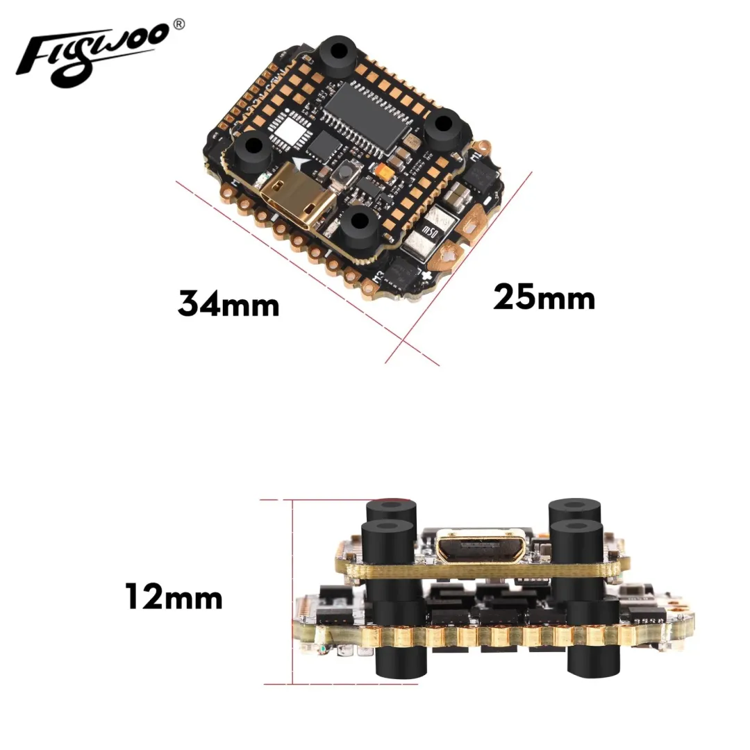 F405 Nano 16*16 Stack FC+13A ESC - 3