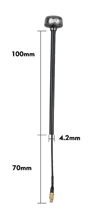 Flywoo Circular Polarized 5.8GHz MMCX Straight Antenna - LHCP - 5