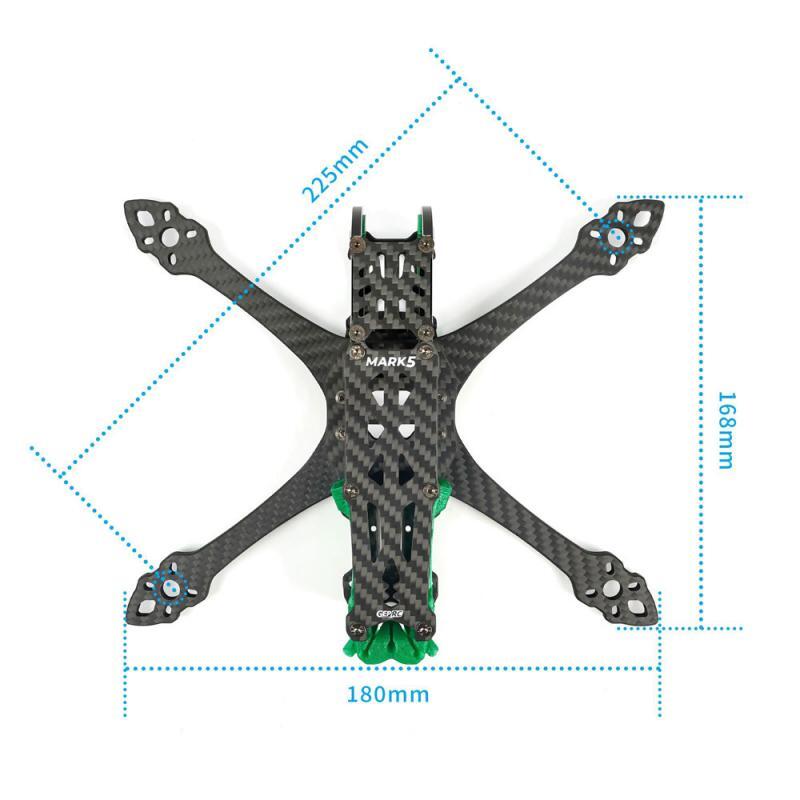 GEPRC MK5X PRO O3 Squashed X Frame Orange - 4