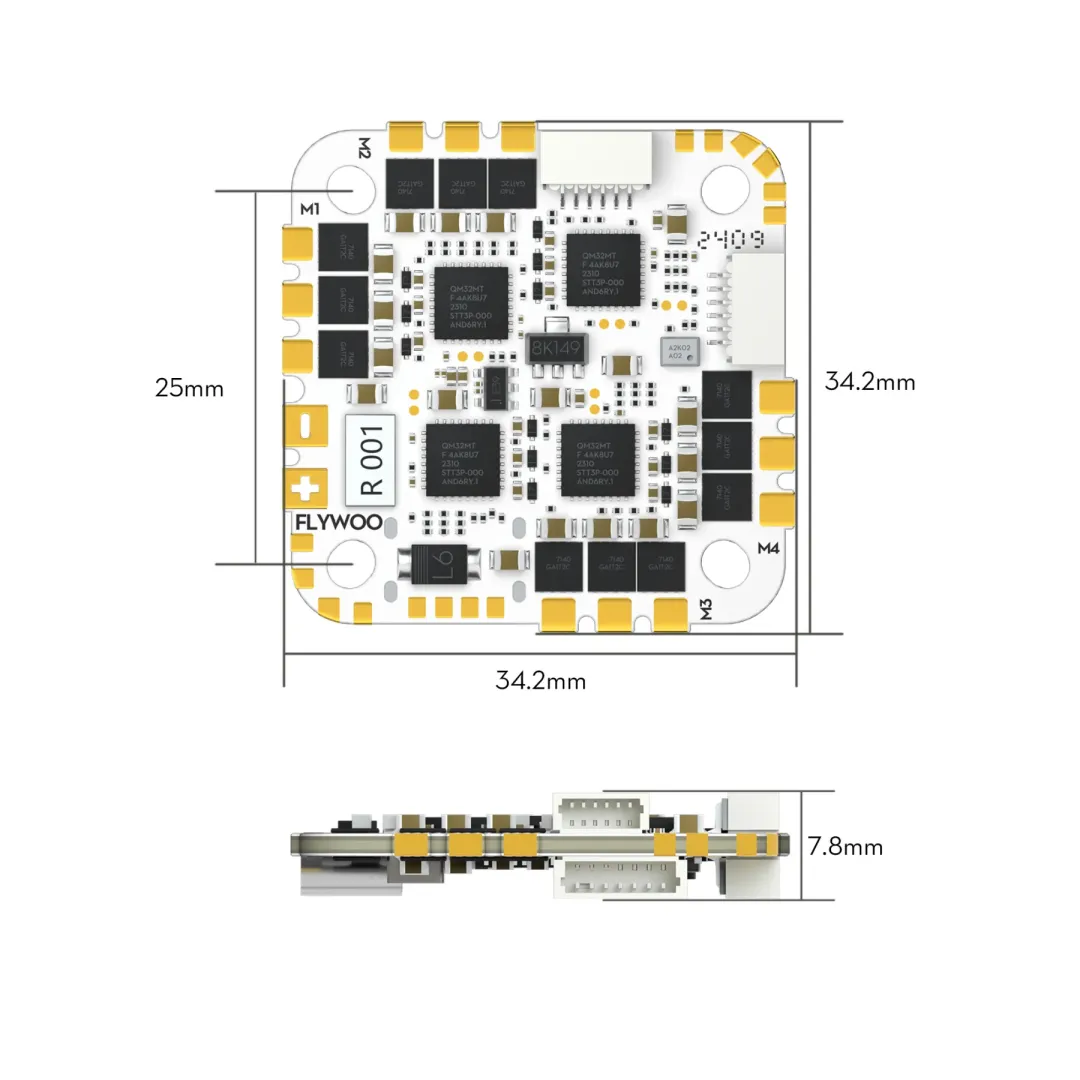 GOKU GN745 45A AIO 32bit (MPU6000) V3 - 5