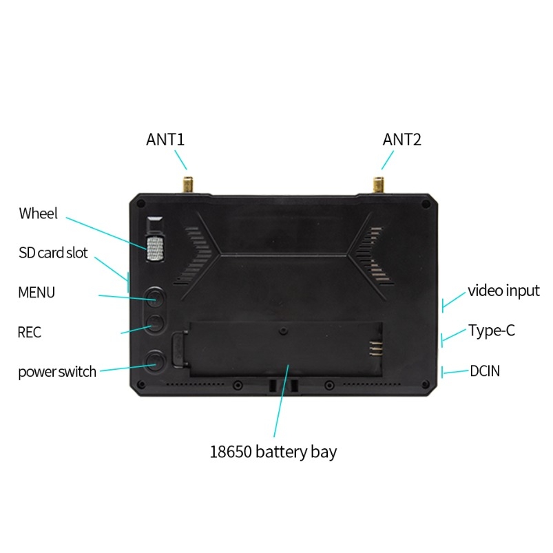 M5 FPV Monitör ve DVR - 4