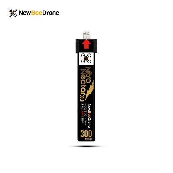  Nitro Nectar Gold 300mAh 1S HV LiPo Pil - 1