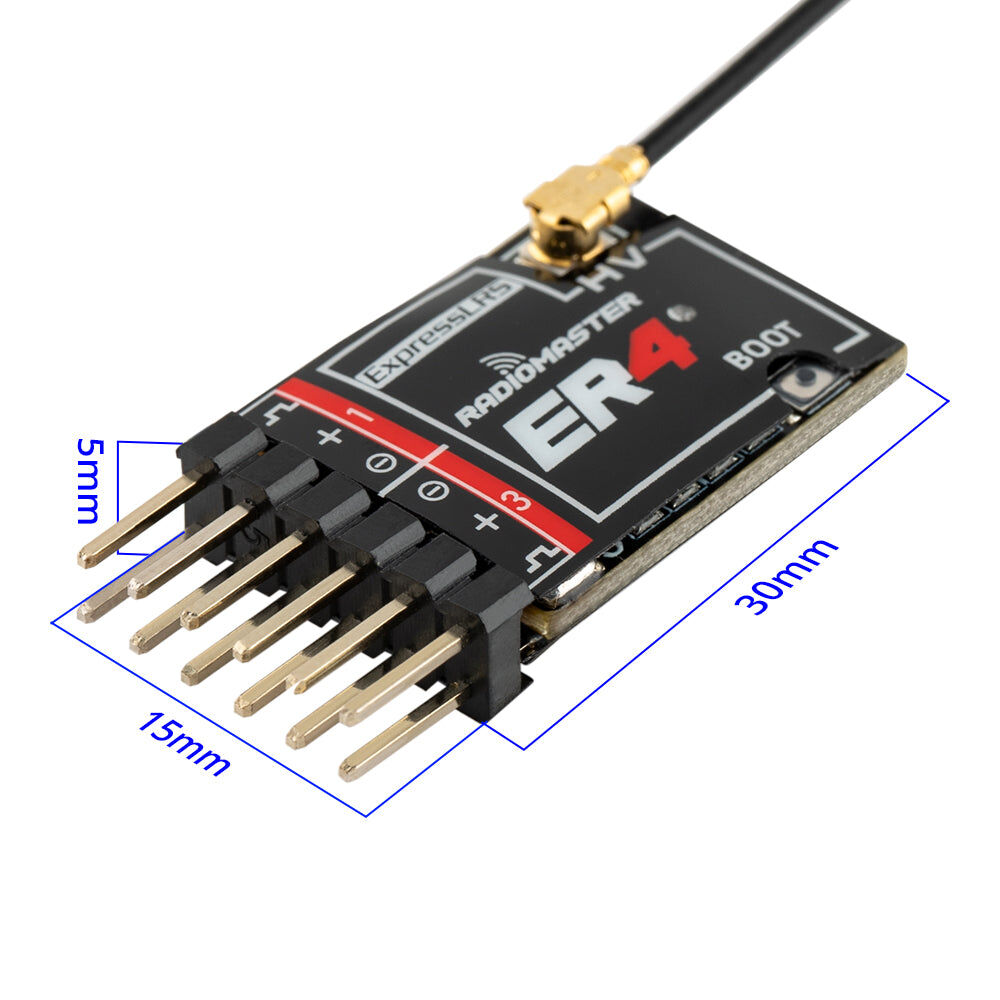 ER4 2.4GHz ELRS PWM Receiver - 5