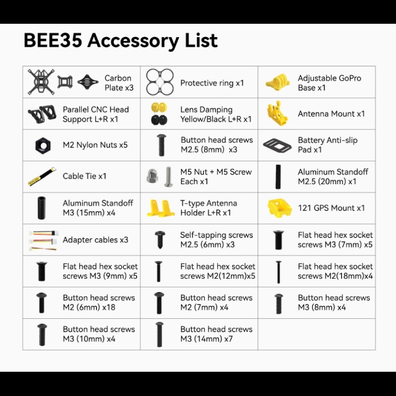 SpeedyBee Bee35 3.5 inch Frame - 7