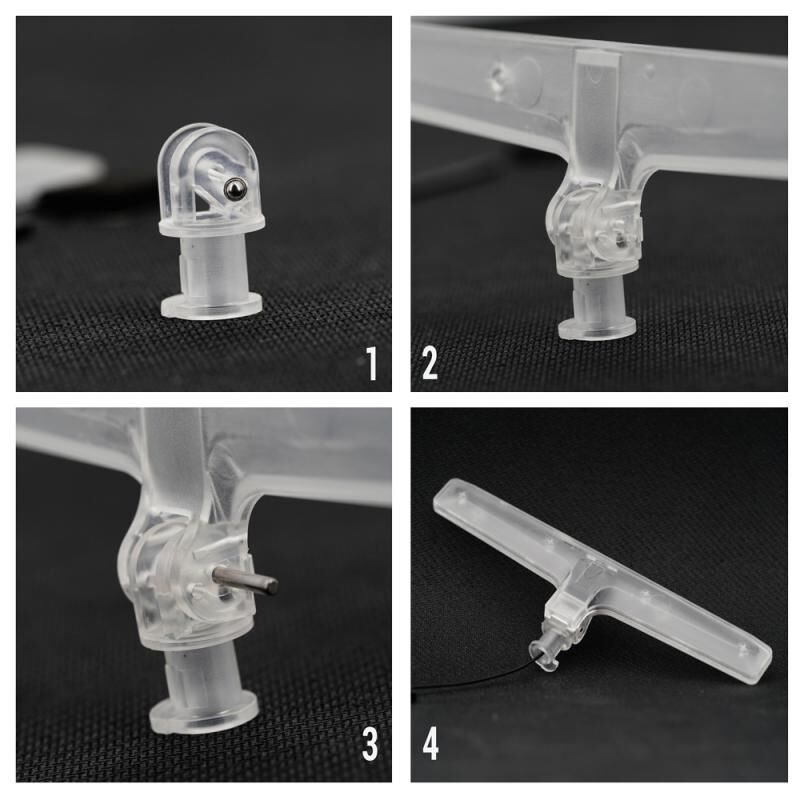 TBS Tango 2 Nostalgia Antenna (Transparent) Kit - 2