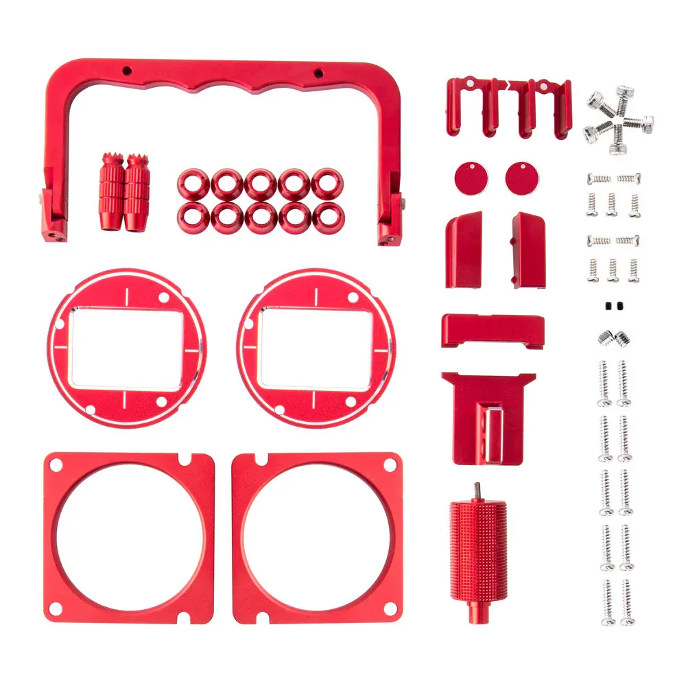 TX16S Mark II CNC Upgrade Parts Set - RED - 1