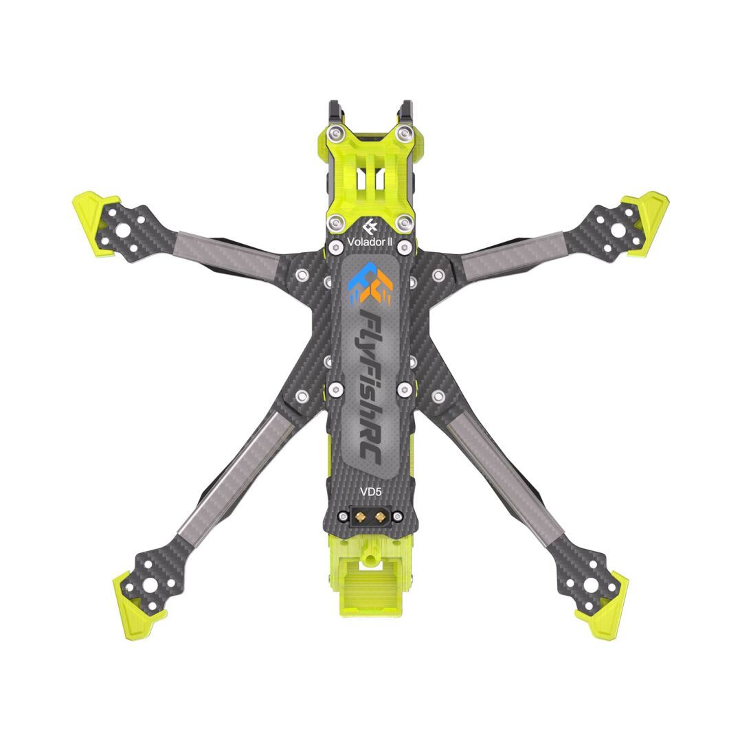 Volador II VD5 Deadcat FPV T700 Frame Kit / Crystal Yellow - 2