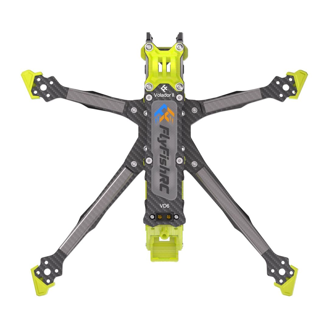 Volador II VD6 O3 Deadcat FPV T700 Frame Kit / Crystal Yellow - 2
